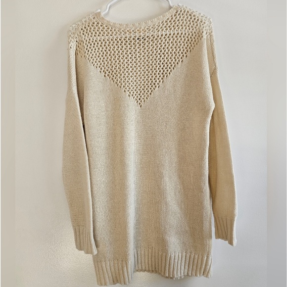 ROXY NWT Borrowed Time Sweater Tunic/Dress Champagne color Size oversized Small - Picture 3 of 5
